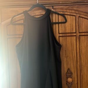 NWT Classic long black halter dress XL